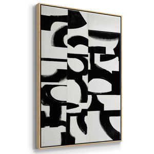 Prosperous Elements V9 - Framed Premium Gallery Wrapped Canvas L Frame - Ready to Hang