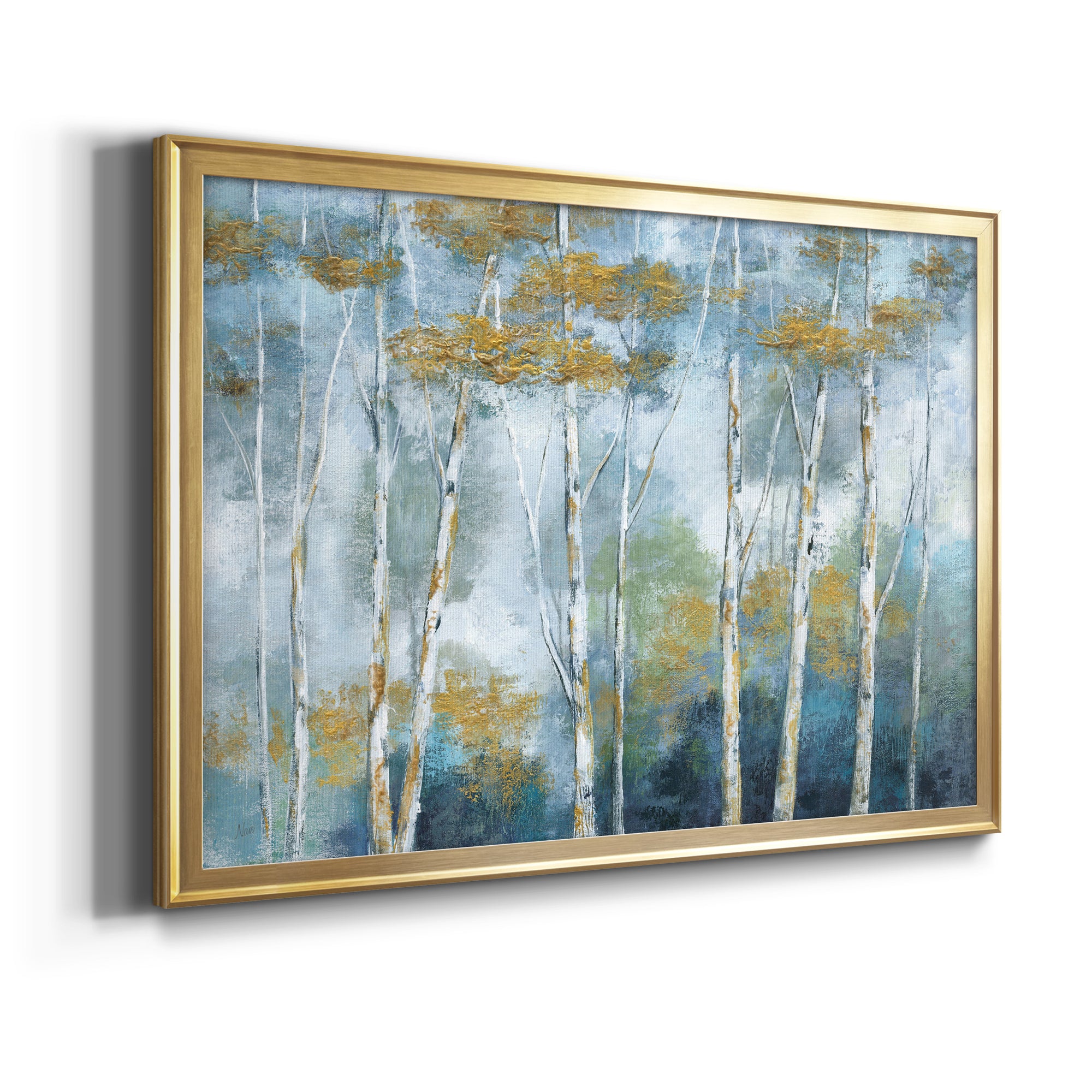 Indigo Forest Premium Classic Framed Canvas - Ready to Hang