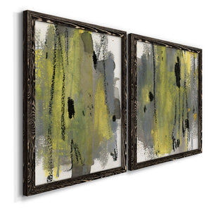 Loft Pastel I - Barnwood Framed Canvas Set