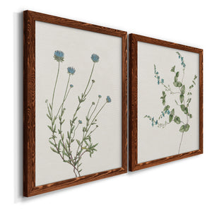 Blue Wispy I - Premium Framed Canvas 2 Piece Set - Ready to Hang