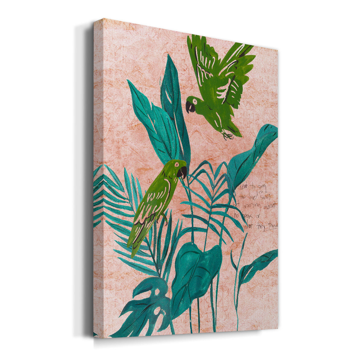 The Tropical Song II Premium Gallery Wrapped Canvas - Ready to Hang