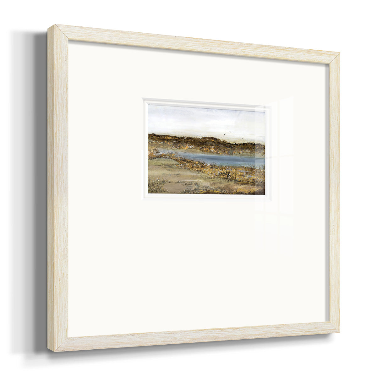 RETREATING WITHIN Premium Framed Print Double Matboard