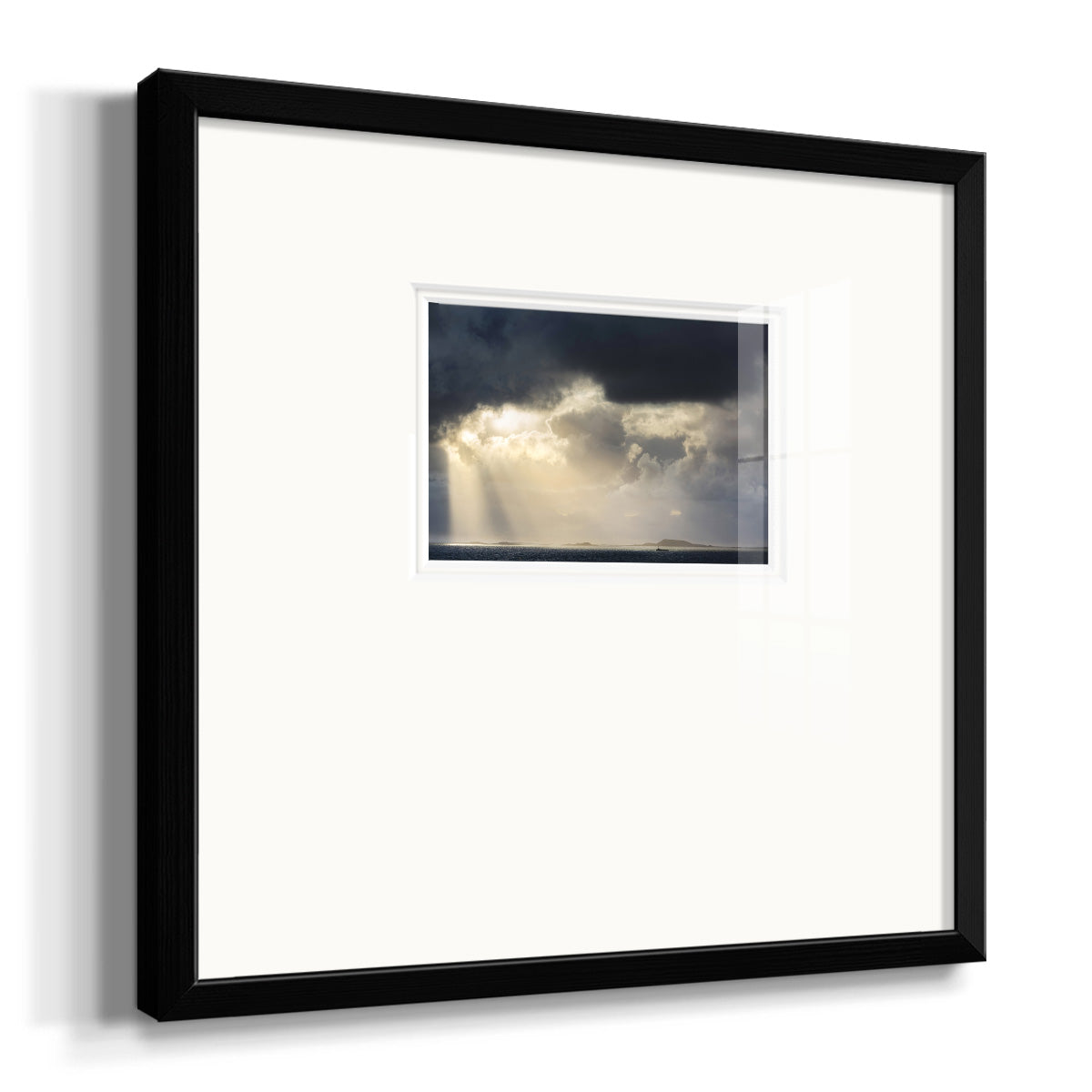 Rays of Light- Premium Framed Print Double Matboard