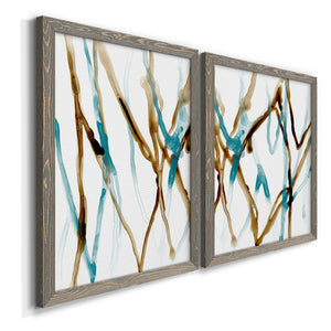 Runnel XVII - Barnwood Framed Canvas Set