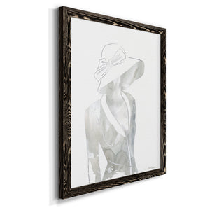 Fashion Cover II - Premium Canvas Framed in Barnwood - Ready to Hang
