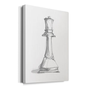 Chess Piece Study III Premium Gallery Wrapped Canvas - Ready to Hang