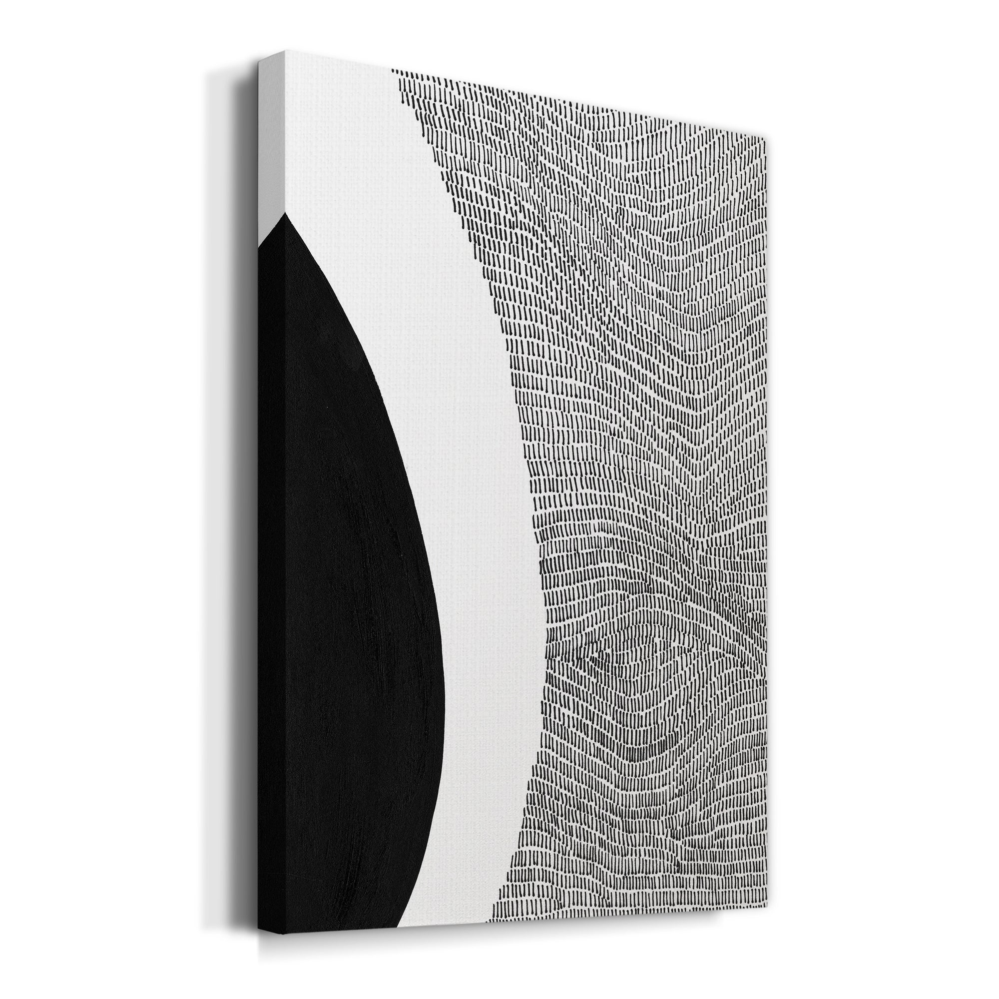 Black & White Abstract II Premium Gallery Wrapped Canvas - Ready to Hang