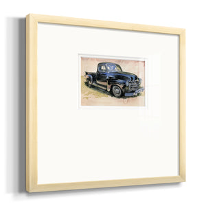 Antique Pickup II Premium Framed Print Double Matboard