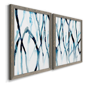 Runnel I - Barnwood Framed Canvas Set