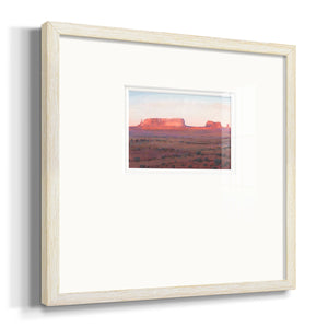 Red Rocks at Dusk I Premium Framed Print Double Matboard