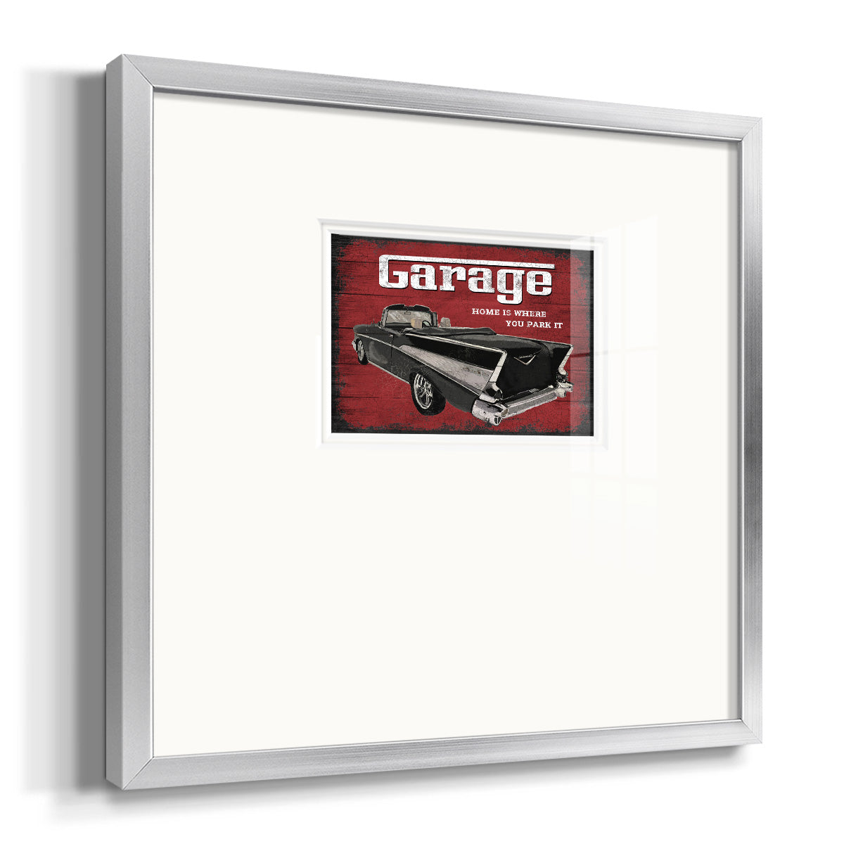 The Garage Premium Framed Print Double Matboard