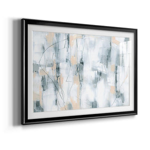 Stone Hatchmarks I - Modern Framed Art Print