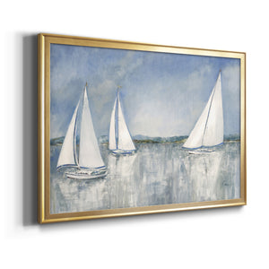 Catching the Breeze - Modern Framed Canvas Print
