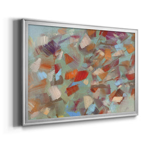 Confetti Party - Modern Framed Canvas Print