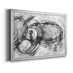 Infinity Rings II - Modern Framed Canvas Print
