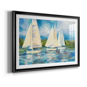 Clear Sailing - Modern Framed Art Print