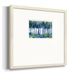 Light Through the Trees- Premium Framed Print Double Matboard