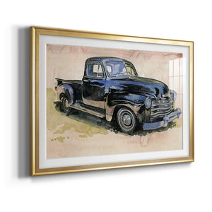 Antique Pickup II Premium Framed Print - Ready to Hang