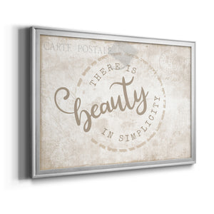 Beauty in Simplicity Premium Classic Framed Canvas - Ready to Hang
