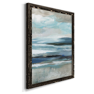 Distant Drama II - Premium Canvas Framed in Barnwood - Ready to Hang