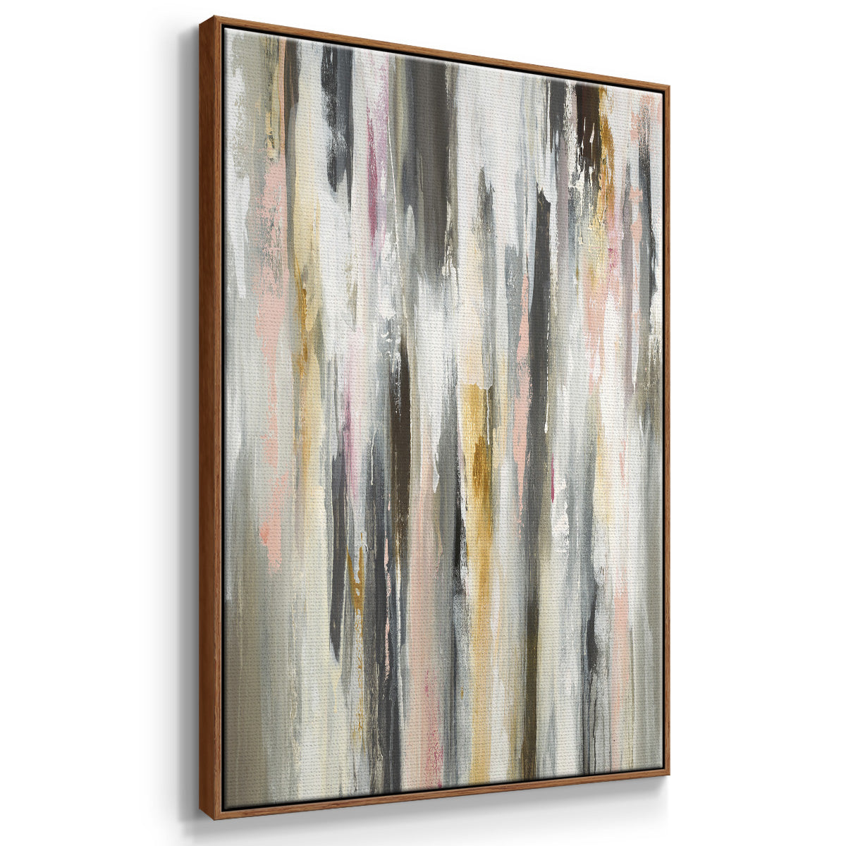 Color Ripple II - Framed Premium Gallery Wrapped Canvas L Frame - Ready to Hang