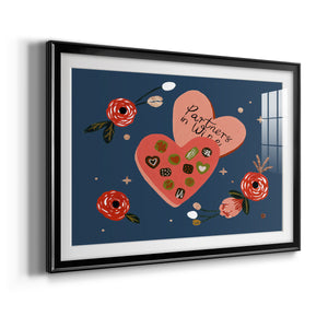 Happy Galentine I - Modern Framed Art Print