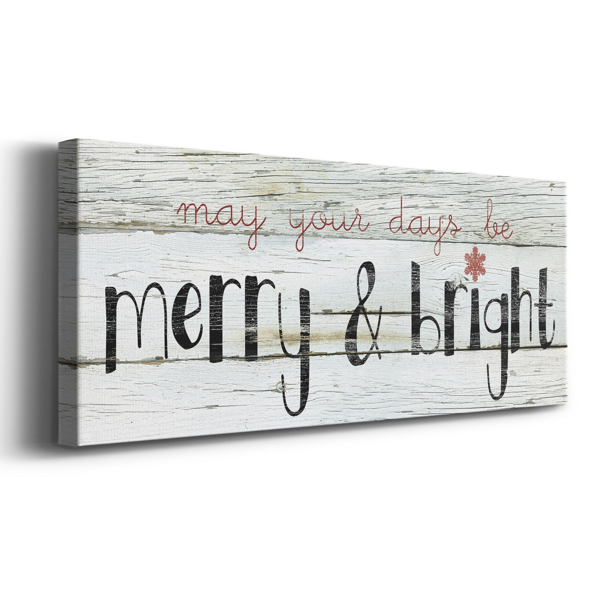 Merry & Bright Premium Gallery Wrapped Canvas - Ready to Hang