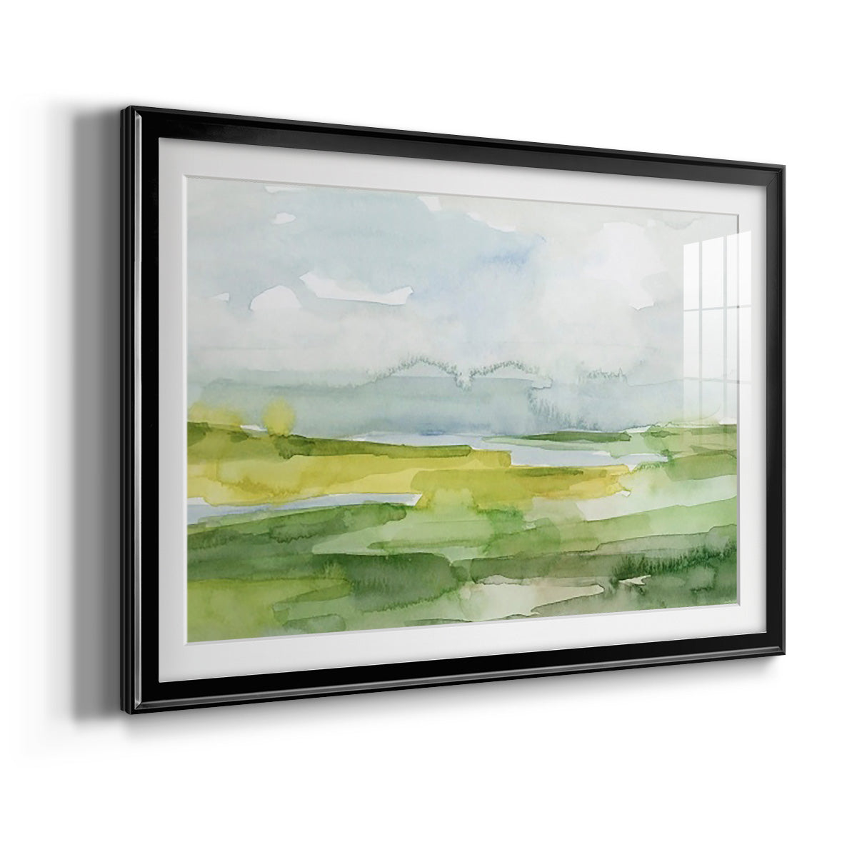 Watery Lowlands II Premium Framed Print - Ready to Hang