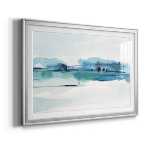 Ultramarine Vista II - Modern Framed Art Print