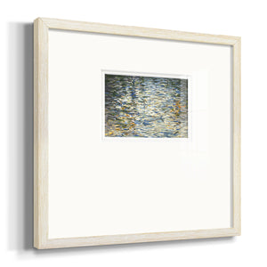 Water Reflections- Premium Framed Print Double Matboard