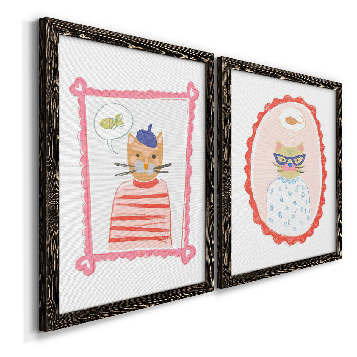 Cameo Characters I - Premium Framed Canvas 2 Piece Set - Ready to Hang