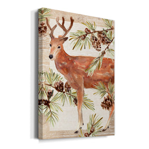 Rustic Barnwood Animals Collection B - Canvas Art Print