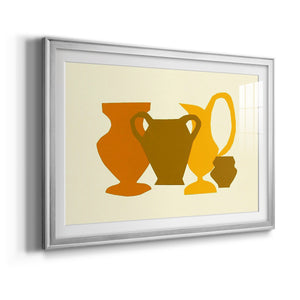 Posing Pottery II - Modern Framed Art Print