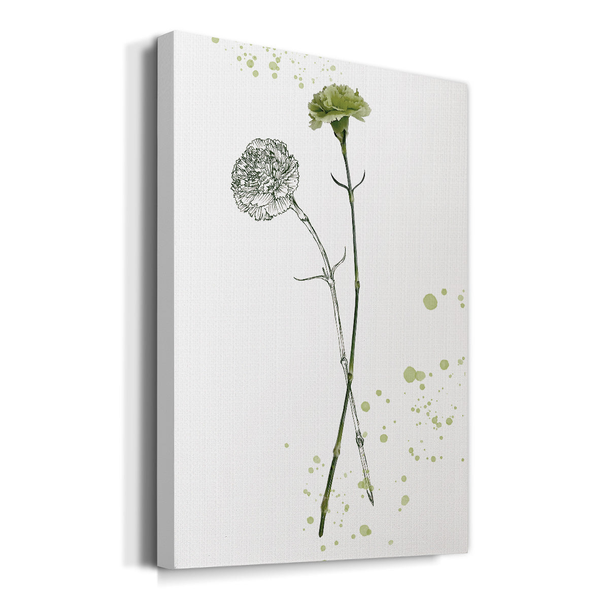 Botany Flower III Premium Gallery Wrapped Canvas - Ready to Hang