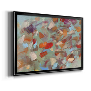 Confetti Party - Modern Framed Canvas Print
