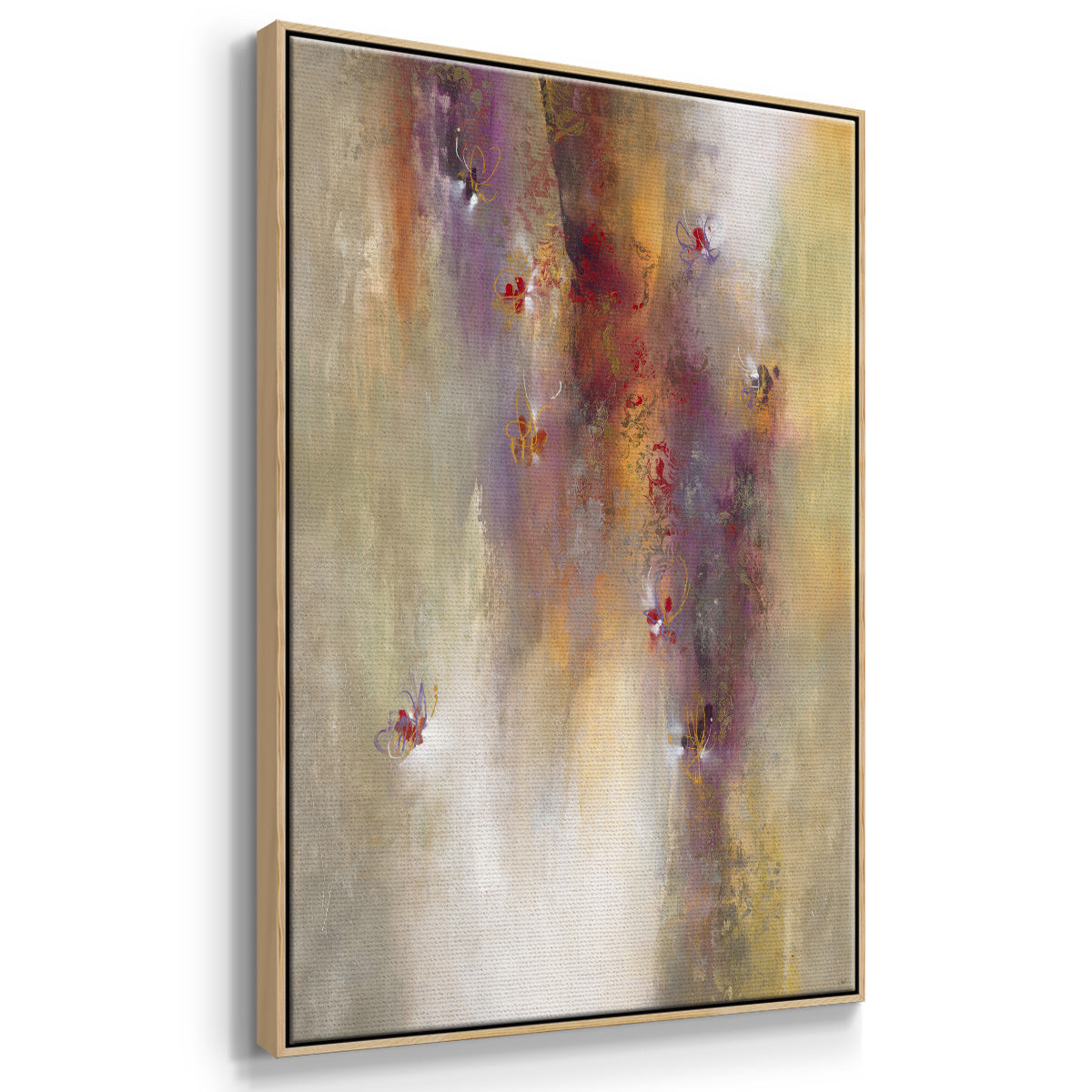 Scarlet Summer - Framed Premium Gallery Wrapped Canvas L Frame - Ready to Hang