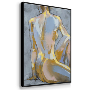 Grey Maiden II - Framed Premium Gallery Wrapped Canvas L Frame - Ready to Hang