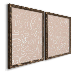 Matisse Pieces III - Barnwood Framed Canvas Set