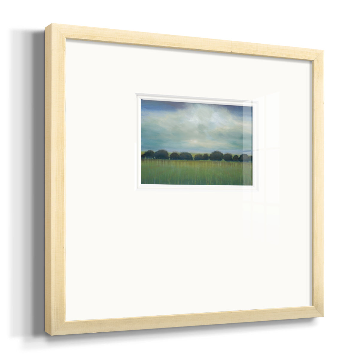 Greener Pastures Premium Framed Print Double Matboard