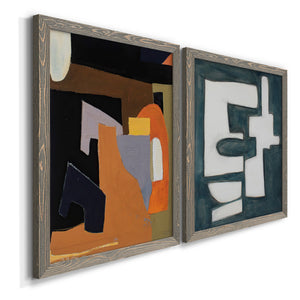 The Olive Press Rooom - Barnwood Framed Canvas Set