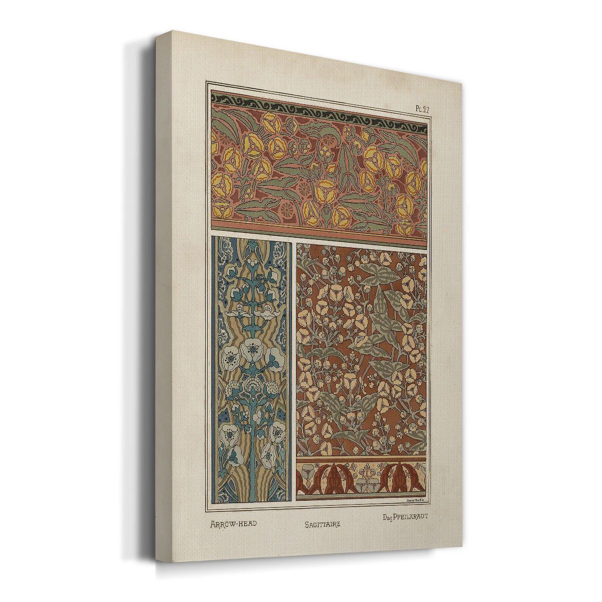 Nouveau Decorative II Premium Gallery Wrapped Canvas - Ready to Hang