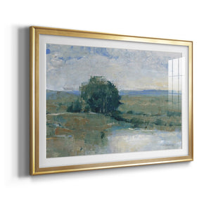 Riverbank Impression I - Modern Framed Art Print