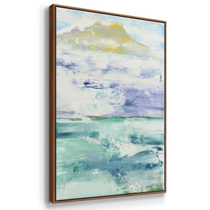 Fantasy Seascape - Framed Premium Gallery Wrapped Canvas L Frame - Ready to Hang