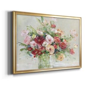 Just Peachy - Modern Framed Canvas Print