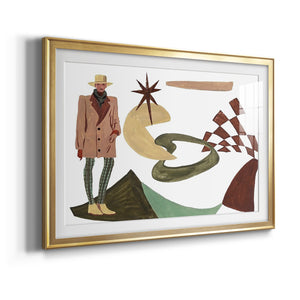 Vintage Vibes IV - Modern Framed Art Print