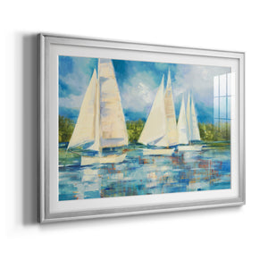 Clear Sailing - Modern Framed Art Print