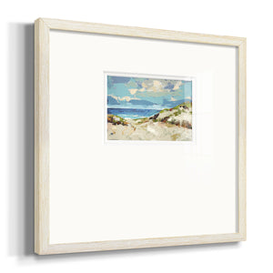 Dunes I- Premium Framed Print Double Matboard