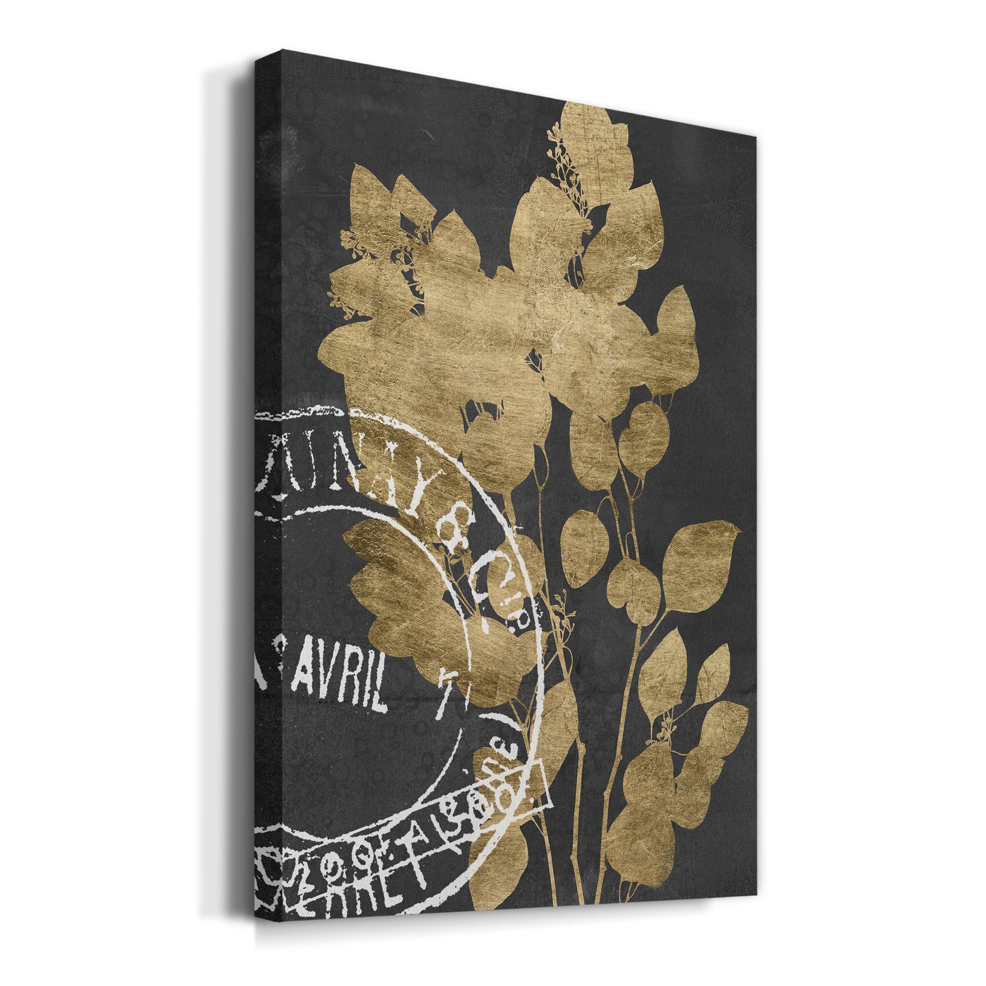 Postage Leaves III Premium Gallery Wrapped Canvas - Ready to Hang