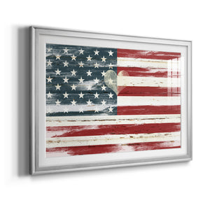 Heart of America - Modern Framed Art Print