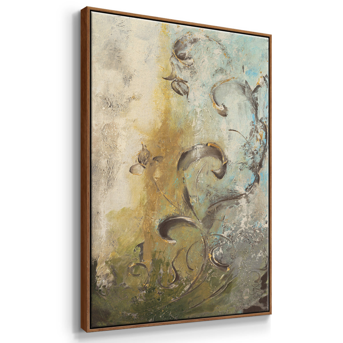 Enchanted Garden I - Framed Premium Gallery Wrapped Canvas L Frame - Ready to Hang